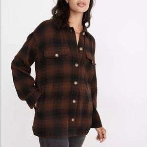 Flannel Shirt-Jacket in Gelston Plaid